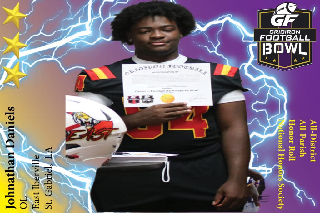 BREAKING NEWS: MSA East Academy / East Iberville High School (St. Gabriel, LA) DL Johnathan Daniels Commits To 2025 Gridiron Football All-American Bowl Game!