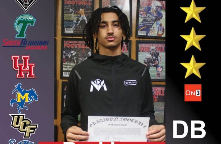 BREAKING NEWS: North Iberville 3 Star Bra’jon Melancon is 1st Commitment To 2026 Gridiron Football All-American Bowl Game!