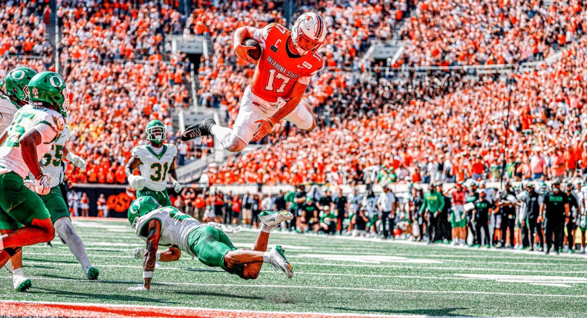 Photo taken by Oklahoma State Football Photography